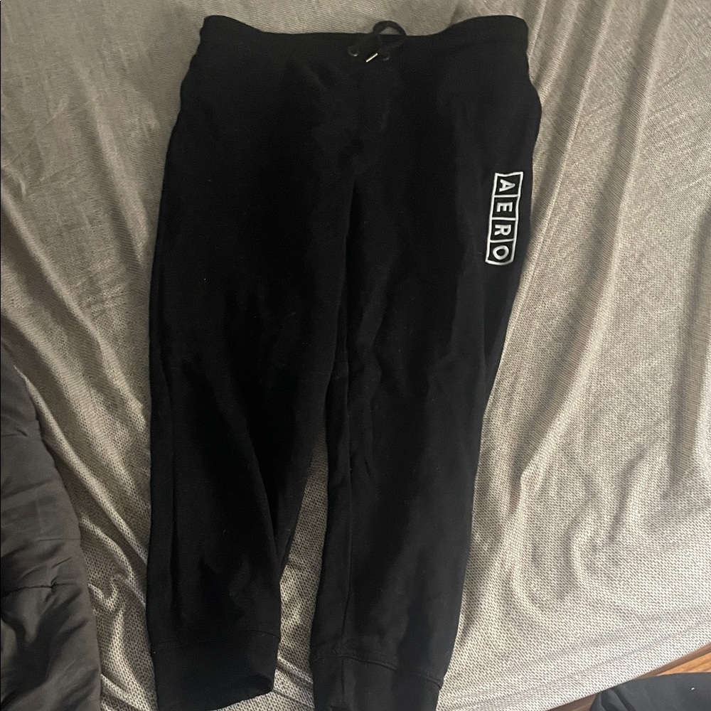 Aeropostale Black Joggers with Logo